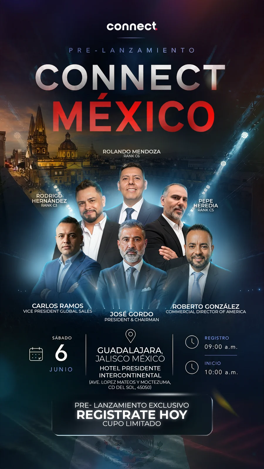 Pre-lanzamiento Connect México