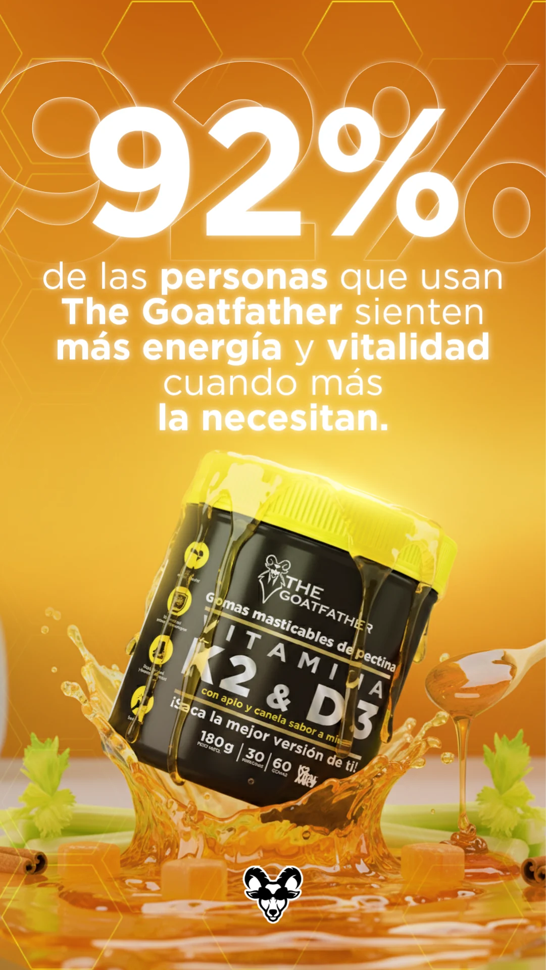 92% sienten más energía