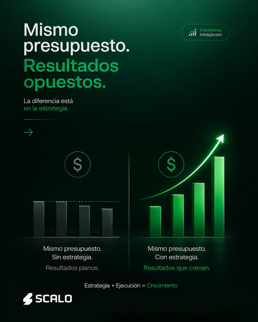Mismo presupuesto, resultados opuestos